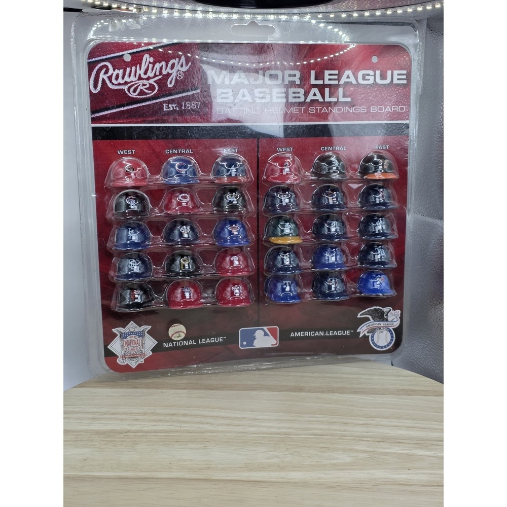 Rawlings MLB Major League Baseball Batting Helmet Standings Board